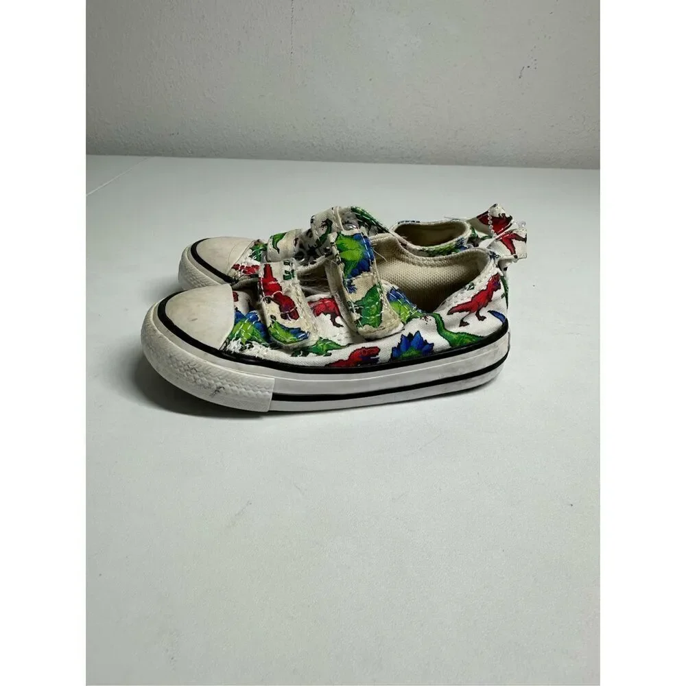 Converse Chuck Taylor All Star Dinosaur Sneakers Toddler Boys Size 6